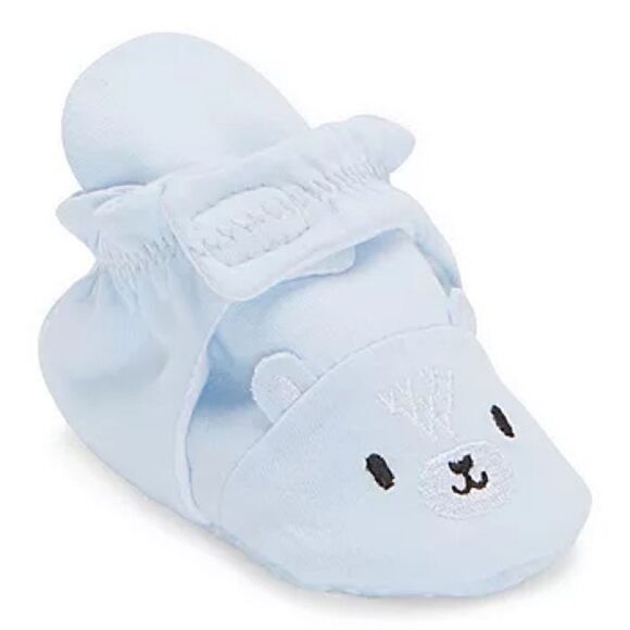 NWT Cute & Cozy Baby Boy Booties – Perfect for Tiny Toes (0-6 Months) - Picture 5 of 5